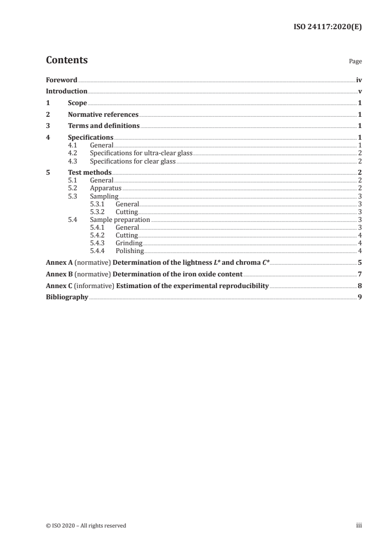 ISO 24117:2020 - Tableware, giftware, jewellery and luminaries, made of glass — Glass clarity — Classification and test method
Released:1/29/2020