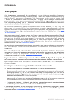 ISO 720:2020 - Verre — Résistance hydrolytique du verre en grains à 121 °C — Méthode d'essai et classification
Released:9/11/2020 - Page 4 preview