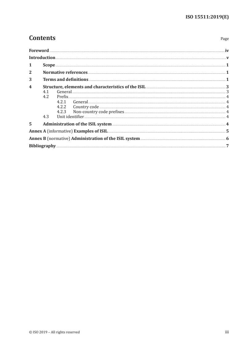 ISO 15511:2019 - Information and documentation — International standard identifier for libraries and related organizations (ISIL)
Released:12/16/2019