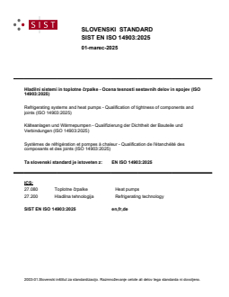 EN ISO 14903:2025 EN ISO 14903:2025 - Page 1 preview