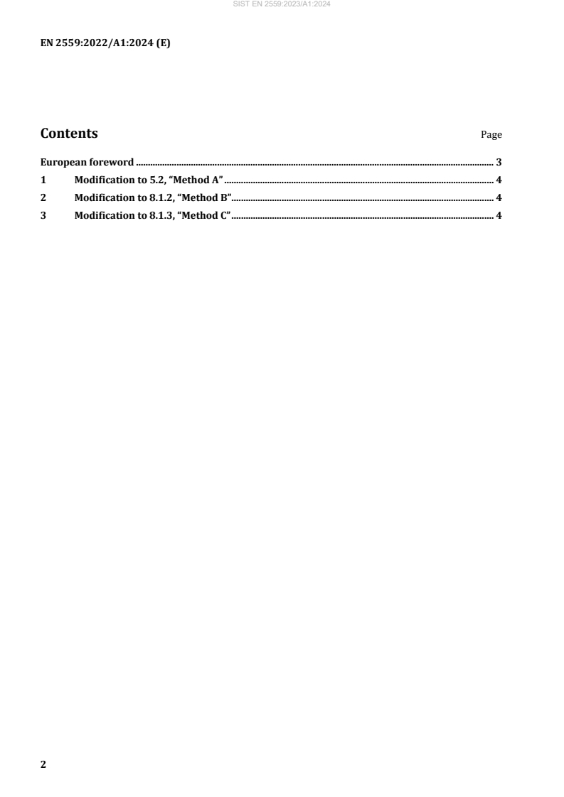 SIST EN 2559:2023/A1:2024 SIST EN 2559:2023/A1:2024 - Page 4 preview
