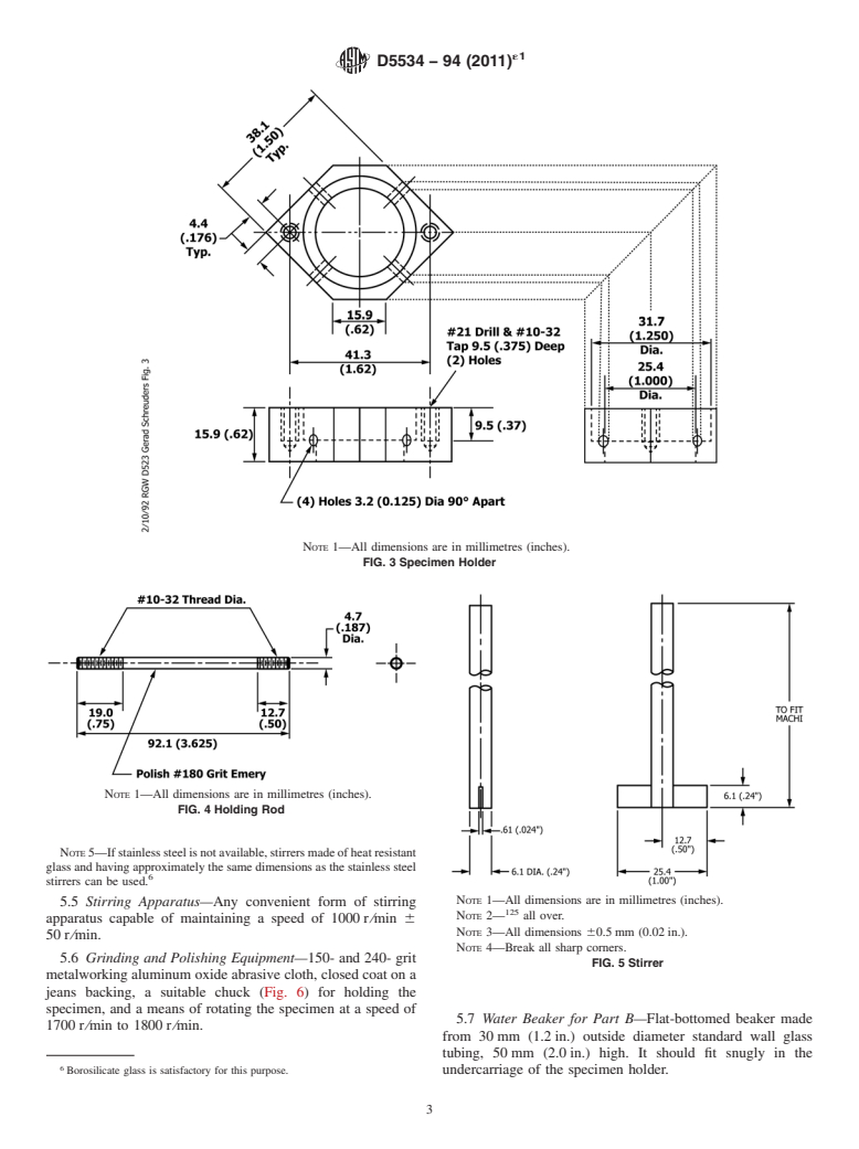 ASTM D5534-94(2011)e1 - Standard Test Method for Vapor-Phase Rust-Preventing Characteristics of Hydraulic Fluids