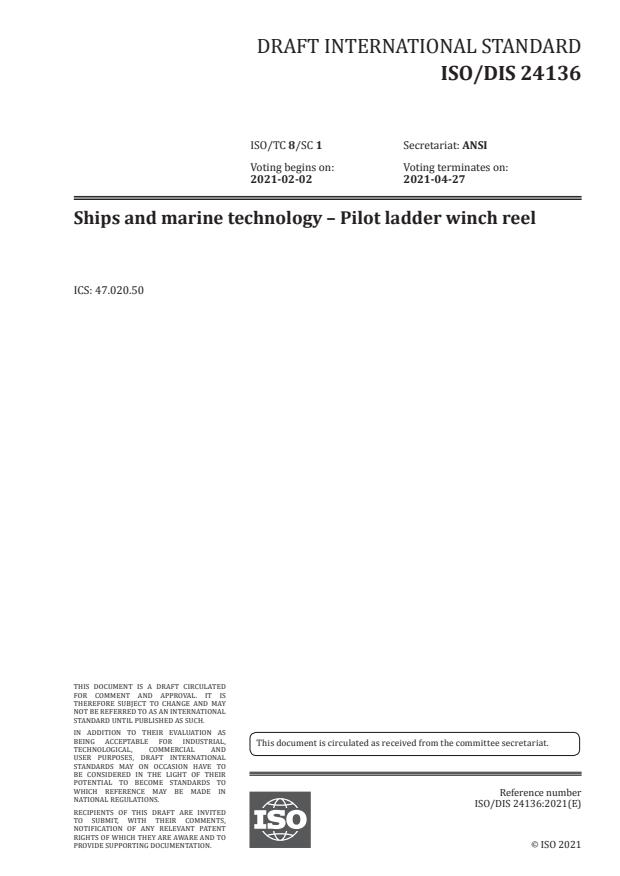 ISO/DIS 24136