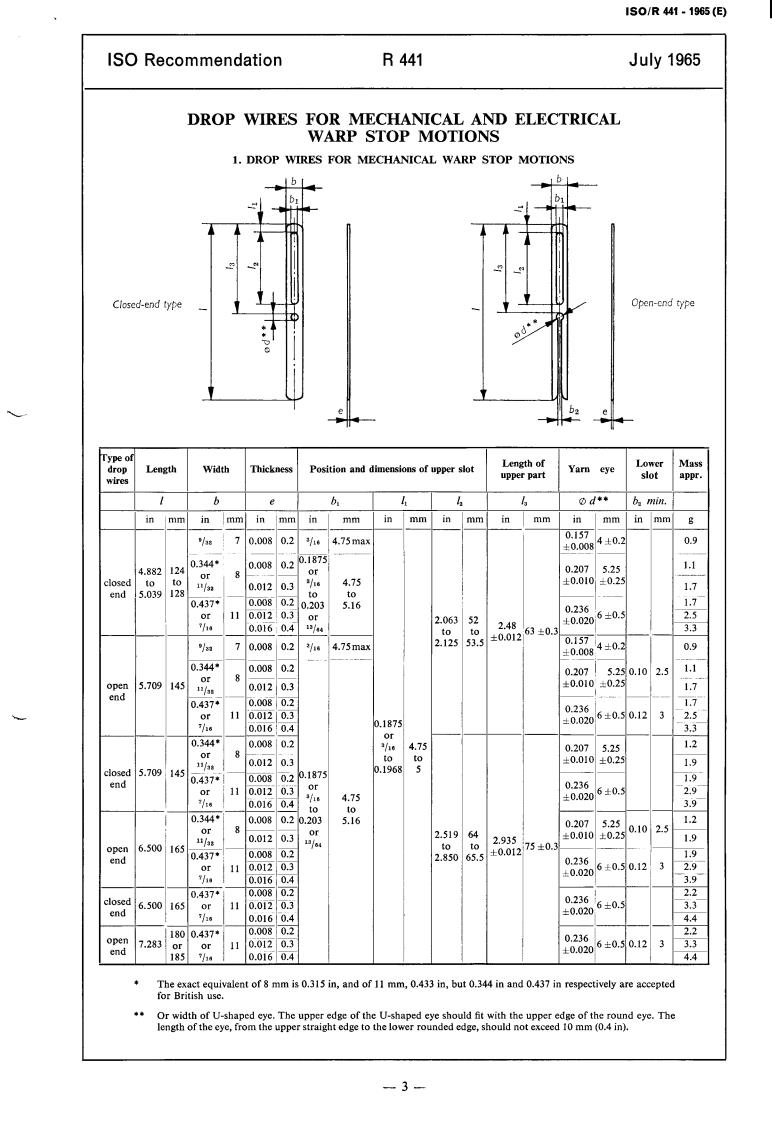 Iso 4441 ISO/R 441:1965 - Title missing - Legacy paper document