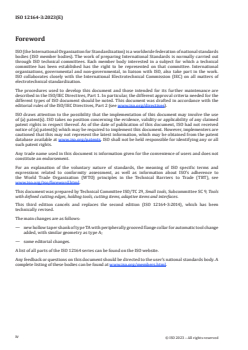 ISO 12164-3:2023 ISO 12164-3:2023 - Hollow taper interface with flange contact surface — Part 3: Shanks of types T, TA and U
Released:10/20/2023 - Page 4 preview