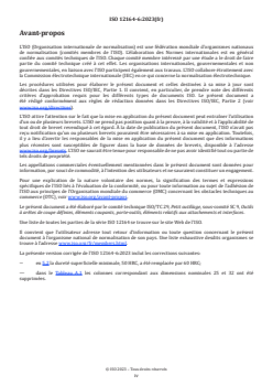 ISO 12164-6:2023 - Interfaces à cône creux-face — Partie 6: Nez de broches de types AS, CS et ES pour queues de types AS, CS et ES
Released:9/12/2024 - Page 4 preview