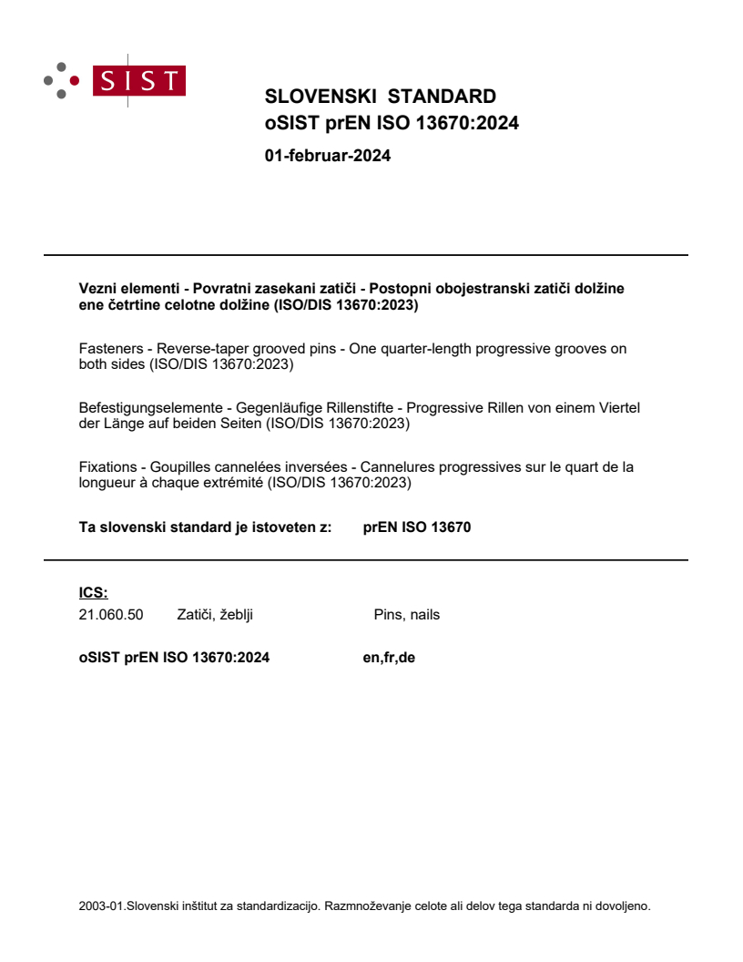 prEN ISO 13670:2024