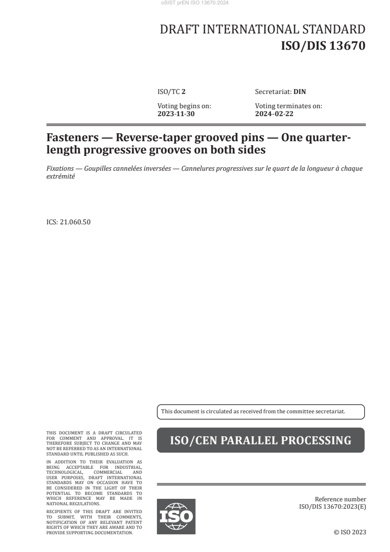 prEN ISO 13670:2024