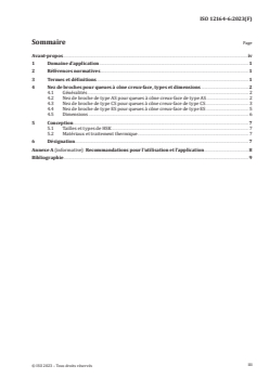 ISO 12164-6:2023 - Interfaces à cône creux-face — Partie 6: Nez de broches de types AS, CS et ES pour queues de types AS, CS et ES
Released:20. 10. 2023 - Page 3 preview