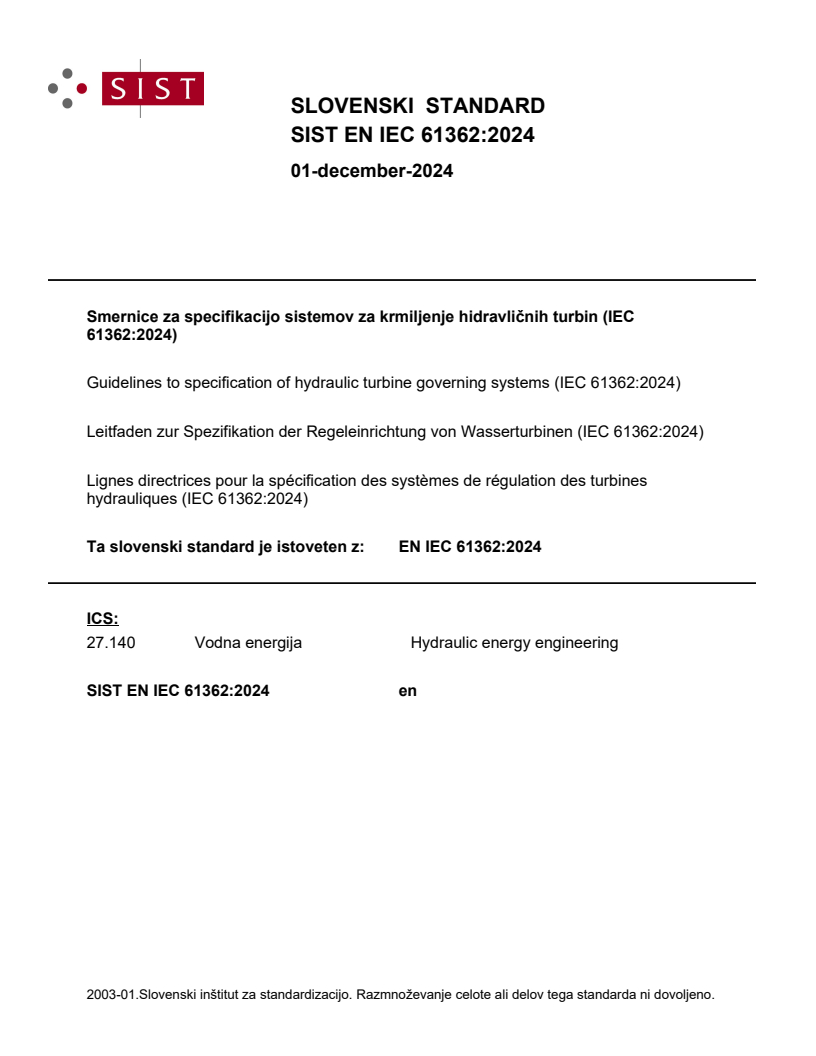 EN IEC 61362:2024 - BARVE