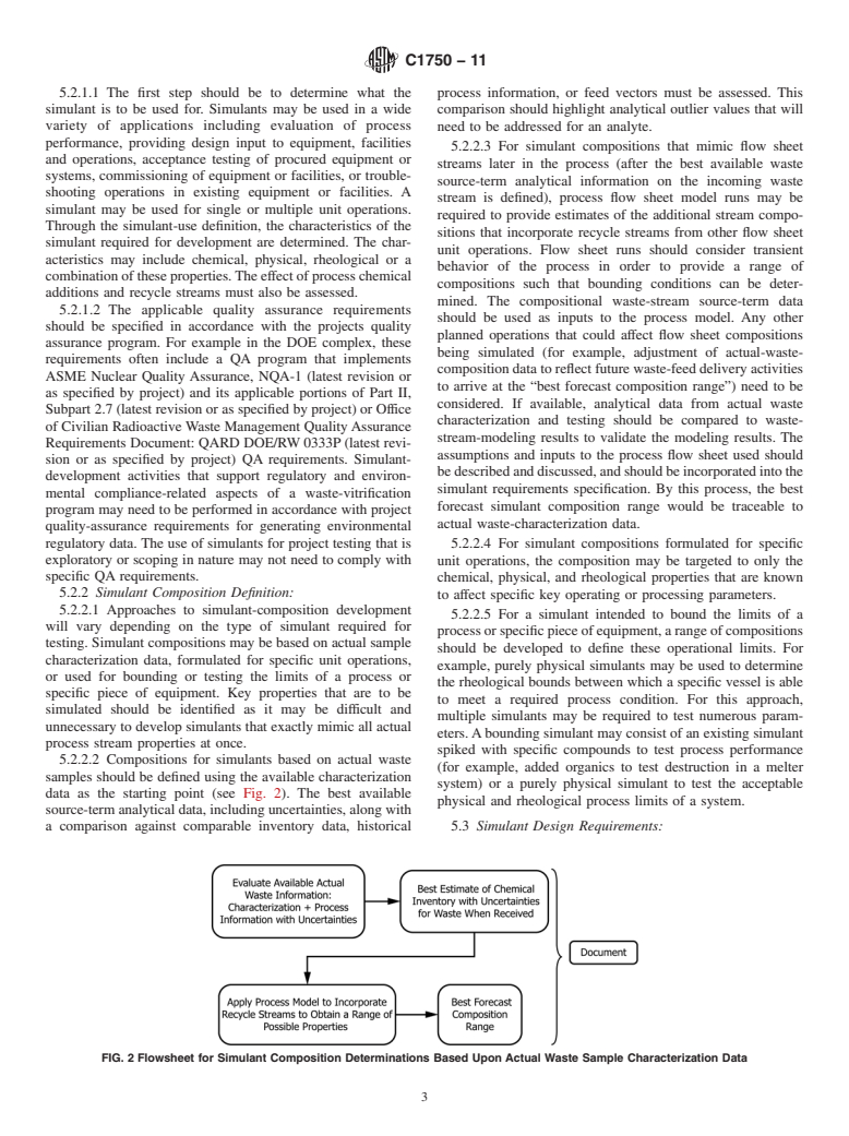 ASTM C1750-11 - Standard Guide for Development, Verification, Validation, and Documentation of Simulated High-Level Tank Waste