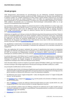 ISO 8062-3:2023 - Spécification géométrique des produits (GPS) — Tolérances dimensionnelles et géométriques des pièces moulées — Partie 3: Tolérances dimensionnelles et géométriques générales et surépaisseurs d'usinage pour les pièces moulées utilisant des tolérances ± pour les dimensions indiquées
Released:11/15/2022 - Page 4 preview