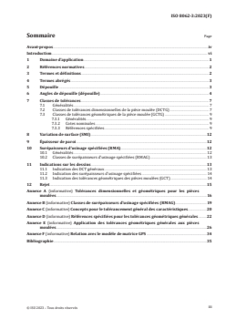 ISO 8062-3:2023 - Spécification géométrique des produits (GPS) — Tolérances dimensionnelles et géométriques des pièces moulées — Partie 3: Tolérances dimensionnelles et géométriques générales et surépaisseurs d'usinage pour les pièces moulées utilisant des tolérances ± pour les dimensions indiquées
Released:2/15/2023 - Page 3 preview