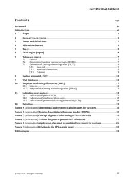 ISO 8062-3:2023 - Geometrical product specifications (GPS) — Dimensional and geometrical tolerances for moulded parts — Part 3: General dimensional and geometrical tolerances and machining allowances for castings using ± tolerances for indicated dimensions
Released:9/20/2022 - Page 3 preview
