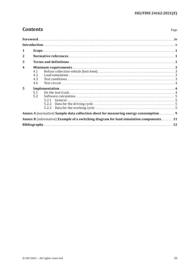 ISO/FDIS 24162 - Test method for energy consumption of refuse collection vehicles