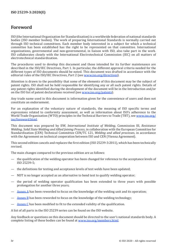ISO 25239-3:2020 ISO 25239-3:2020 - Friction stir welding -- Aluminium - Page 4 preview
