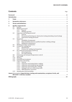 ISO 25239-5:2020 ISO 25239-5:2020 - Friction stir welding — Aluminium — Part 5: Quality and inspection requirements
Released:7/1/2020 - Page 3 preview