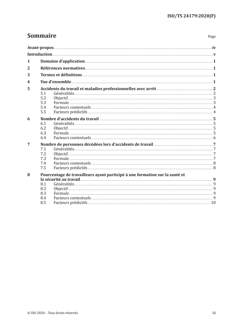 ISO/TS 24179:2020 - Management des ressources humaines — Métriques de santé et sécurité au travail
Released:8/3/2020