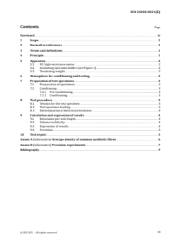 ISO 24180:2021 ISO 24180:2021 - Textiles — Synthetic filament yarns — Electrostatic propensity evaluation by measuring electrical resistance
Released:12/17/2021 - Page 3 preview