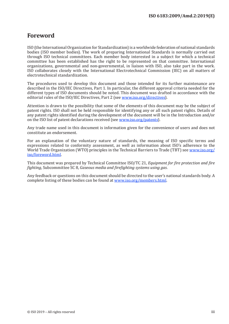 ISO 6183:2009/Amd 2:2019 - Fire protection equipment — Carbon dioxide extinguishing systems for use on premises — Design and installation — Amendment 2
Released:12/4/2019