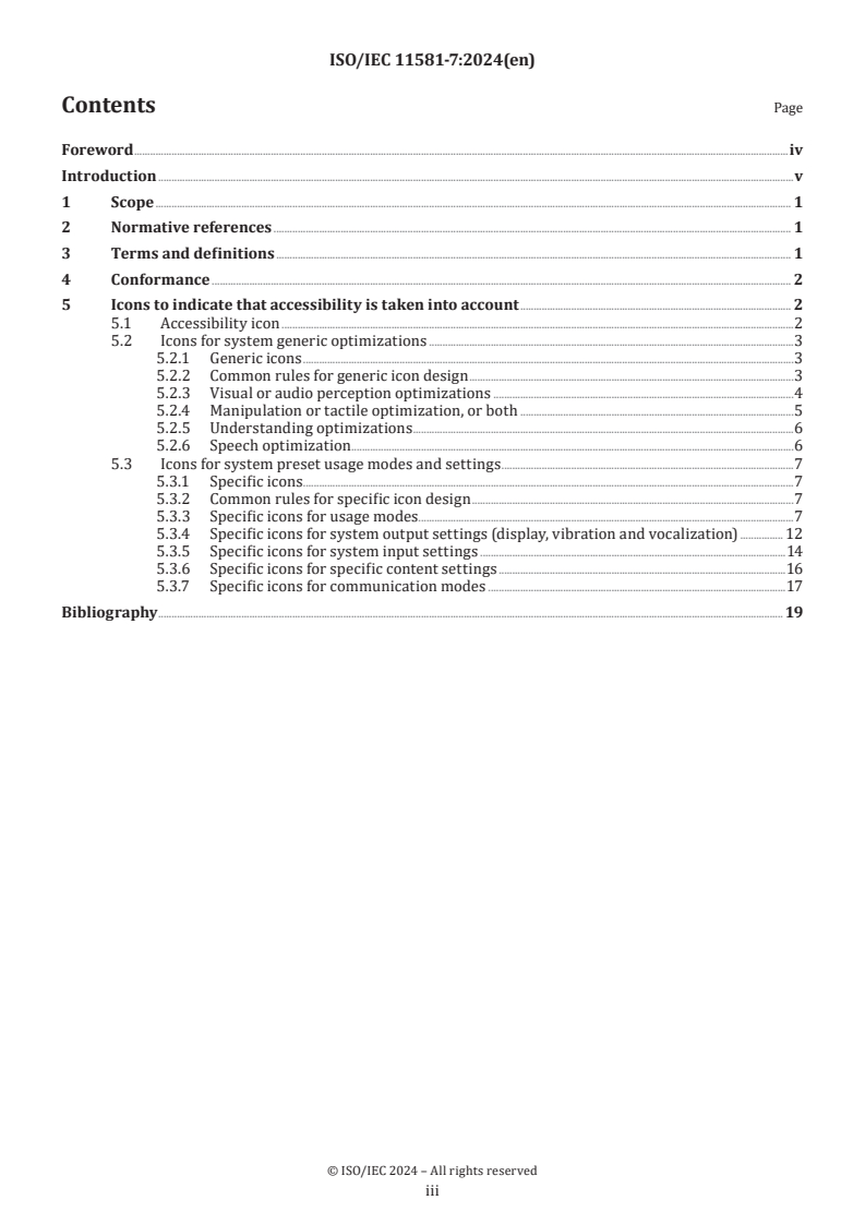 ISO/IEC 11581-7:2024 - Information technology — User interface icons — Part 7: Icons for setting interaction modes
Released:19. 09. 2024