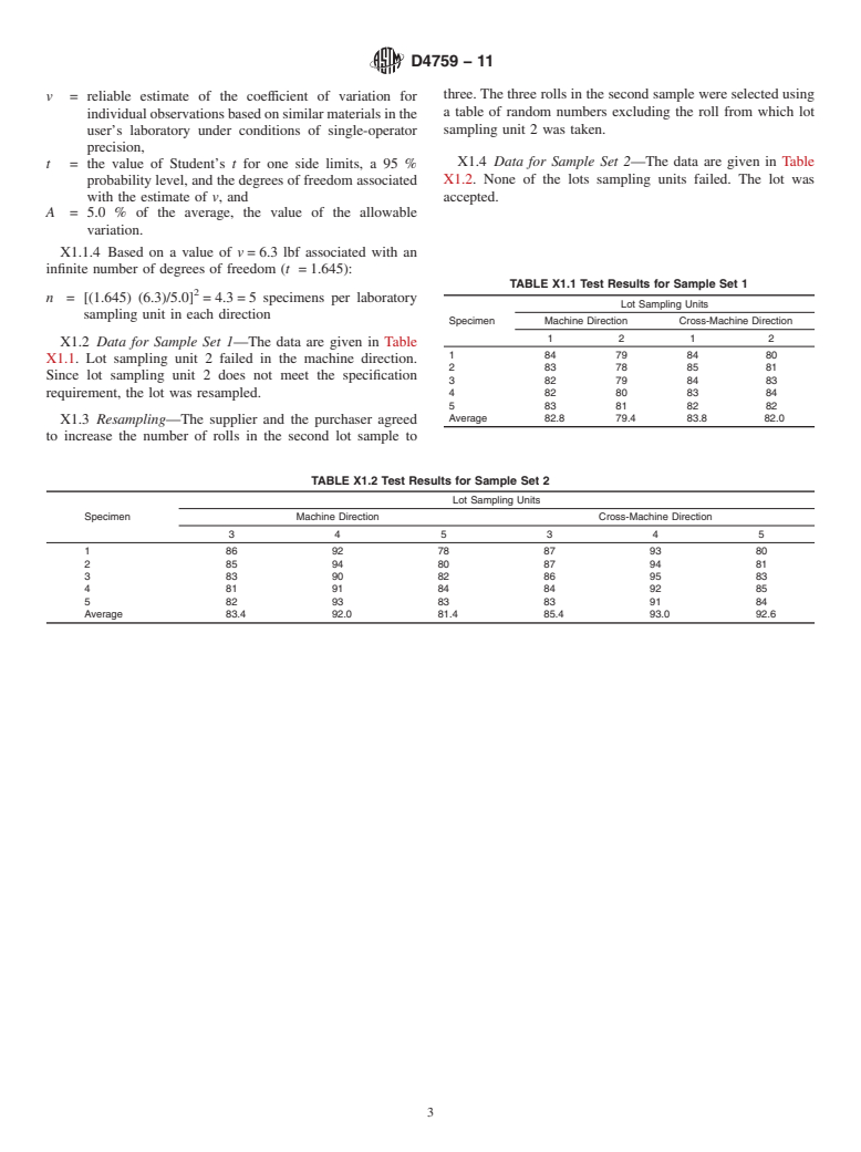 ASTM D4759-11 - Standard Practice for  Determining the Specification Conformance of Geosynthetics