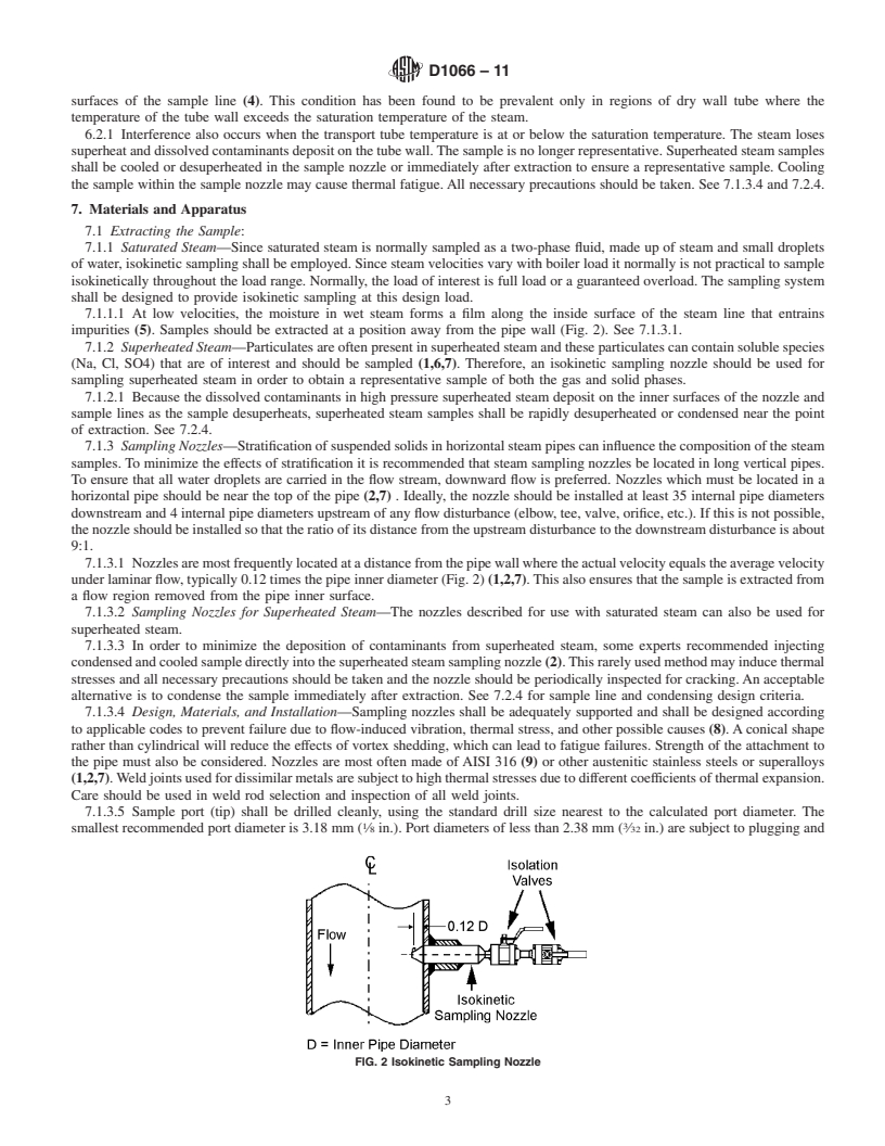 REDLINE ASTM D1066-11 - Standard Practice for Sampling Steam