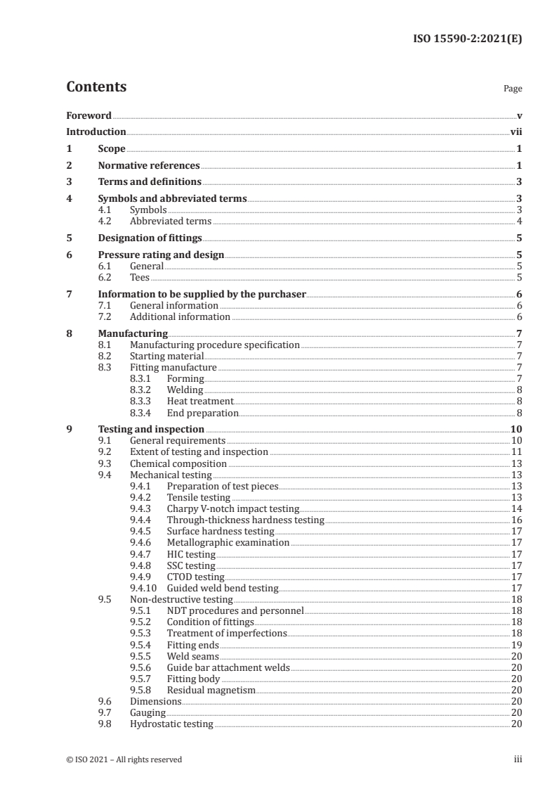 ISO 15590-2:2021 - Petroleum and natural gas industries — Factory bends, fittings and flanges for pipeline transportation systems — Part 2: Fittings
Released:8/4/2021