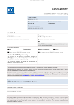 oSIST prEN IEC 62541-16:2024 - BARVE - Page 3 preview