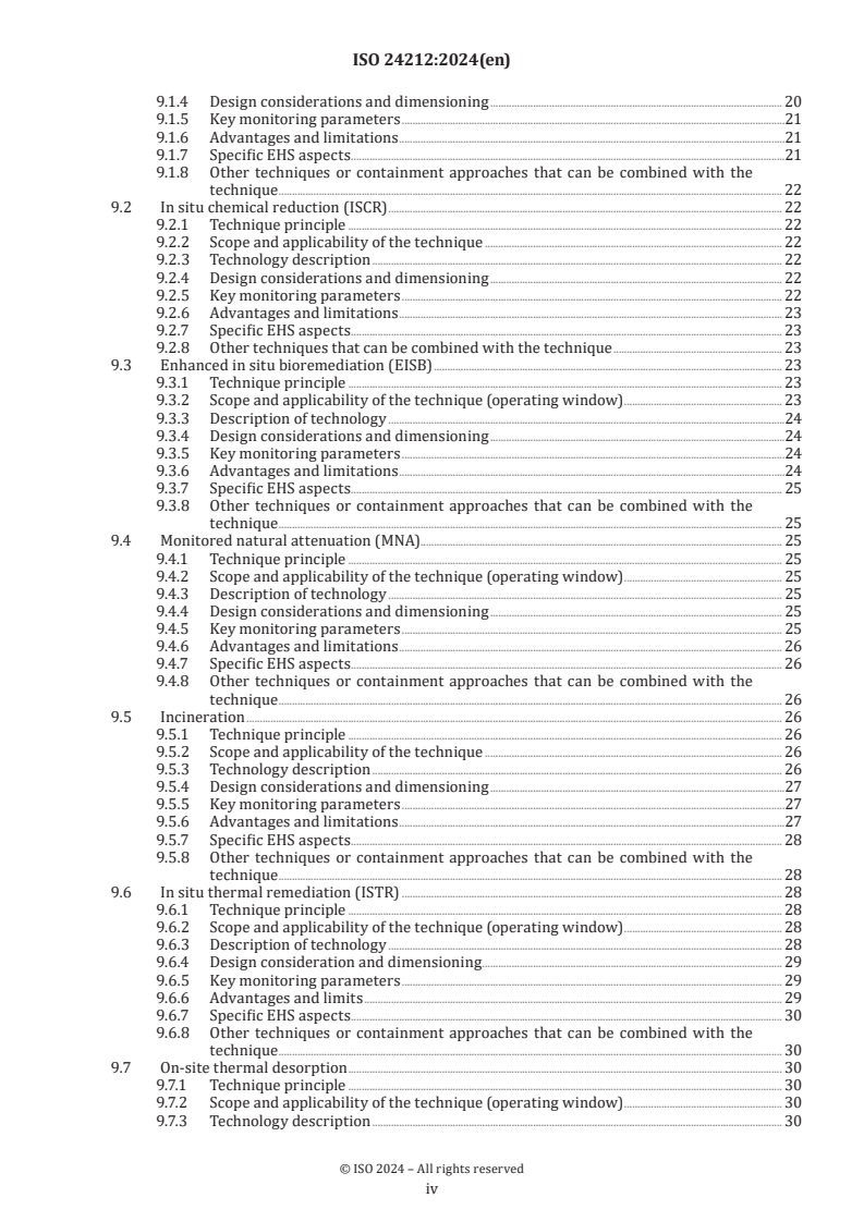 ISO 24212:2024 ISO 24212:2024 - Remediation techniques applied at contaminated sites
Released:20. 09. 2024 - Page 4 preview