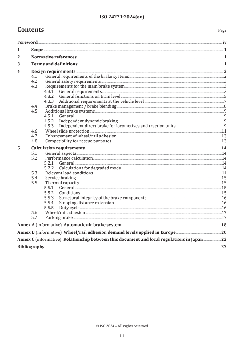 ISO 24221:2024 - Railway applications — Braking system — General requirements
Released:8. 03. 2024