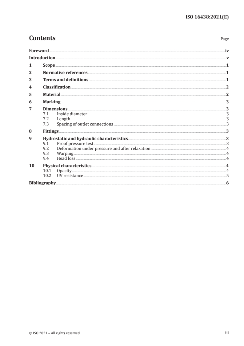 ISO 16438:2021 ISO 16438:2021 - Agricultural irrigation equipment — Thermoplastic collapsible hoses for irrigation — Specifications and test methods
Released:8/26/2021
