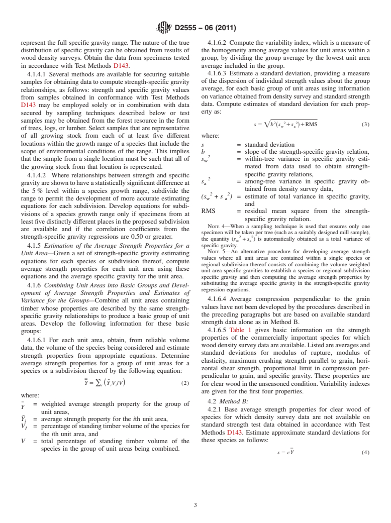 ASTM D2555-06(2011) - Standard Practice for Establishing Clear Wood Strength Values