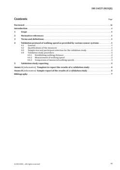 ISO 24227:2023 - Validation protocol for walking speed as extracted from various sensor systems that measure human body motion for the healthcare sector
Released:26. 10. 2023 - Page 3 preview