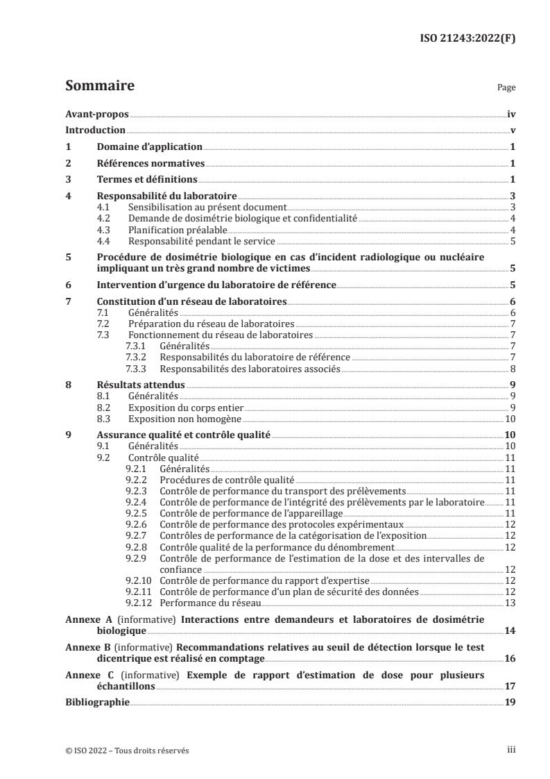 ISO 21243:2022 - Radiation protection — Performance criteria for laboratories performing initial cytogenetic dose assessment of mass casualties in radiological or nuclear emergencies — General principles and application to dicentric assay
Released:7. 11. 2022
