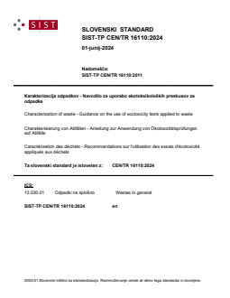 CEN/TR 16110:2024 TP CEN/TR 16110:2024 - BARVE - Page 1 preview