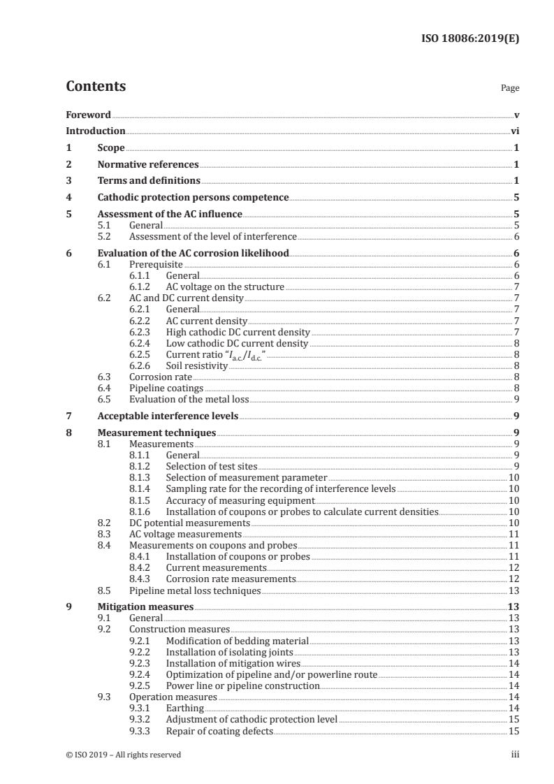 ISO 18086:2019 - Corrosion of metals and alloys — Determination of AC corrosion — Protection criteria
Released:12/10/2019