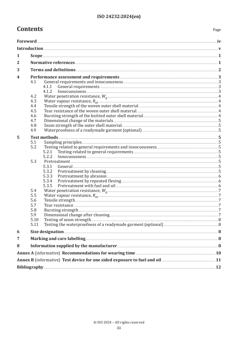 ISO 24232:2024 - Protective clothing — Protection against rain
Released:11. 10. 2024