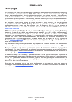 ISO 24232:2024 ISO 24232:2024 - Habillement de protection — Protection contre la pluie
Released:11. 10. 2024 - Page 4 preview