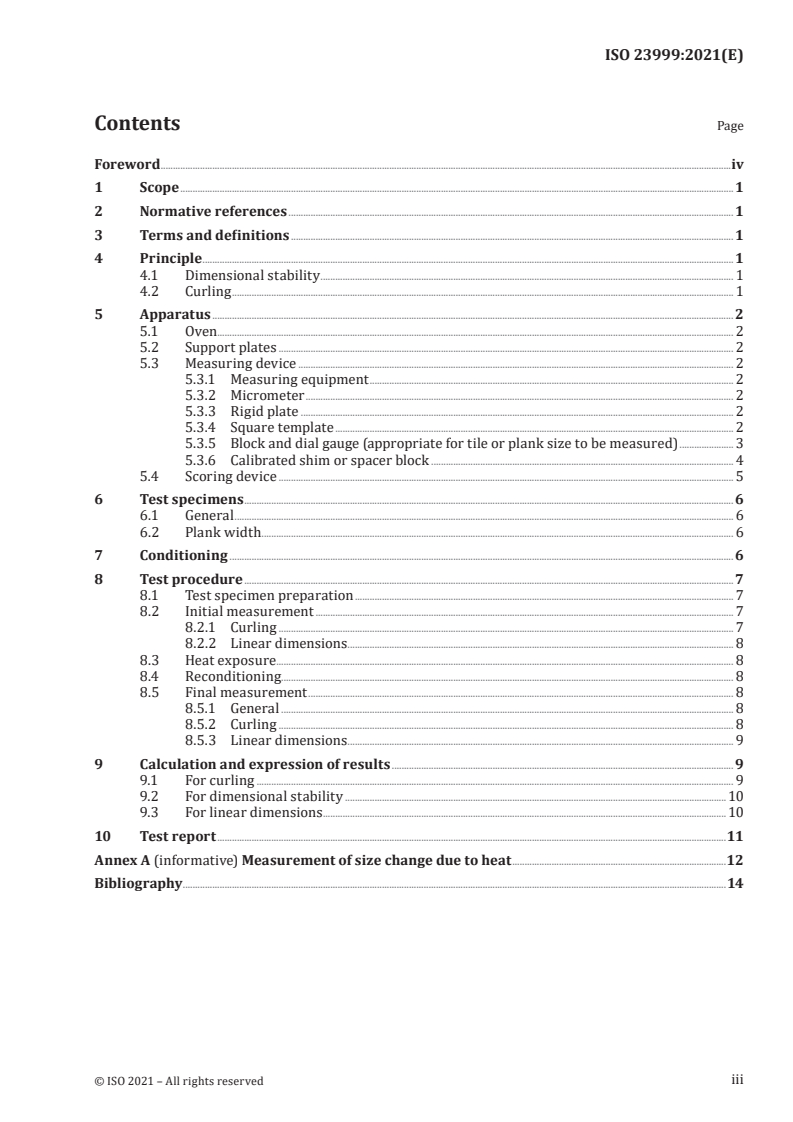 ISO 23999:2021 ISO 23999:2021 - Resilient floor coverings — Determination of dimensional stability and curling after exposure to heat
Released:11/3/2021