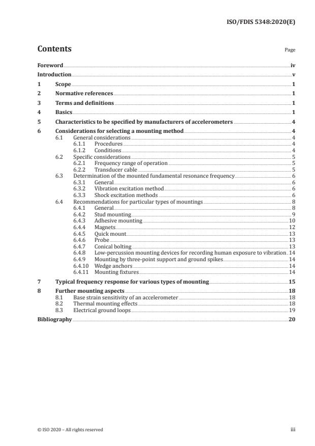 ISO/FDIS 5348:Version 13-okt-2020 - Mechanical vibration and shock -- Mechanical mounting of accelerometers