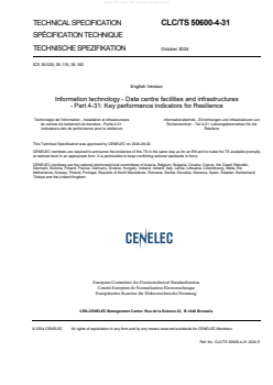 SIST-TS CLC/TS 50600-4-31:2024 - Page 3 preview