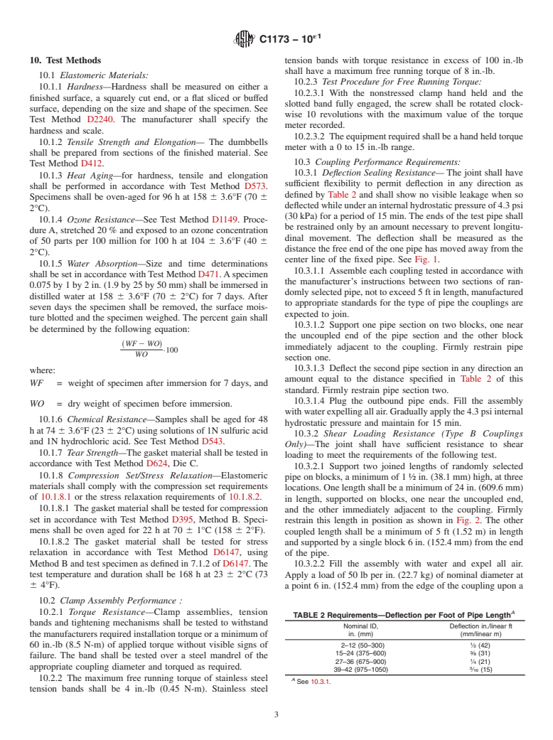 ASTM C1173-10e1 - Standard Specification for Flexible Transition Couplings for Underground Piping Systems