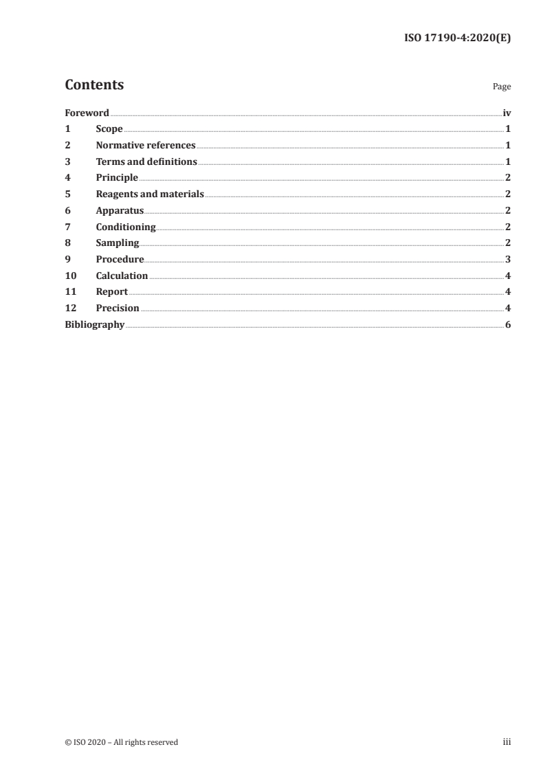 ISO 17190-4:2020 ISO 17190-4:2020 - Urine-absorbing aids for incontinence — Polyacrylate superabsorbent powders — Part 4: Test method for estimation of the moisture content as weight loss upon heating
Released:10/27/2020