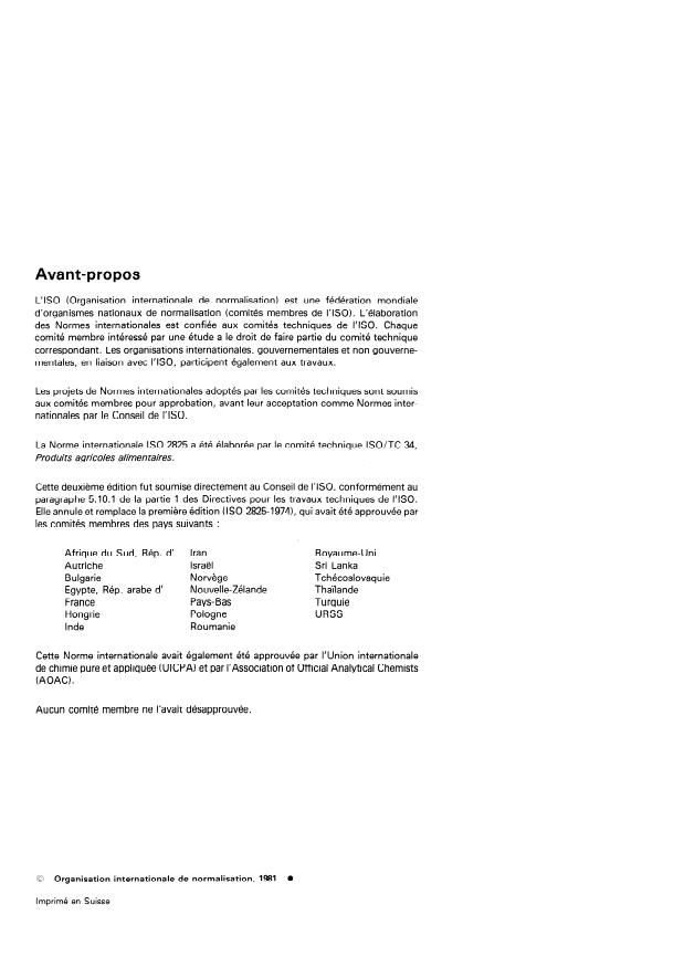 SIST ISO 2825:1997 ISO 2825:1981 - Épices -- Préparation d'un échantillon moulu en vue de l'analyse - Page 2 preview