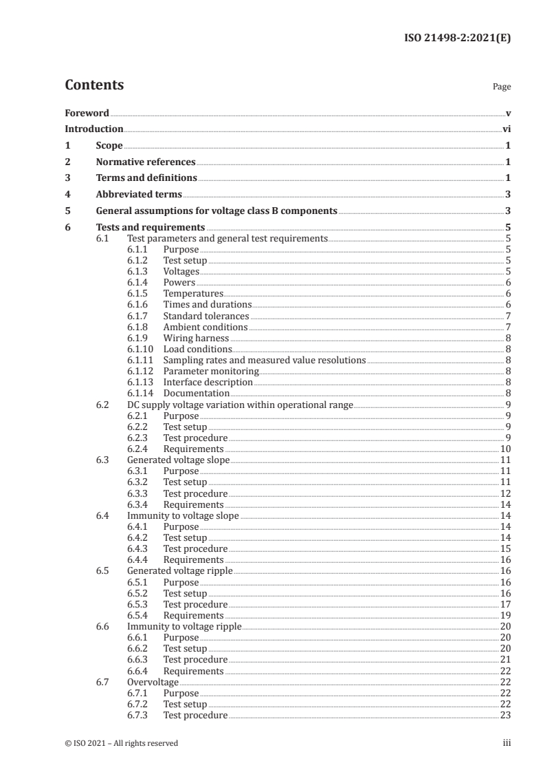 ISO 21498-2:2021 - Electrically propelled road vehicles — Electrical specifications and tests for voltage class B systems and components — Part 2: Electrical tests for components
Released:3/23/2021