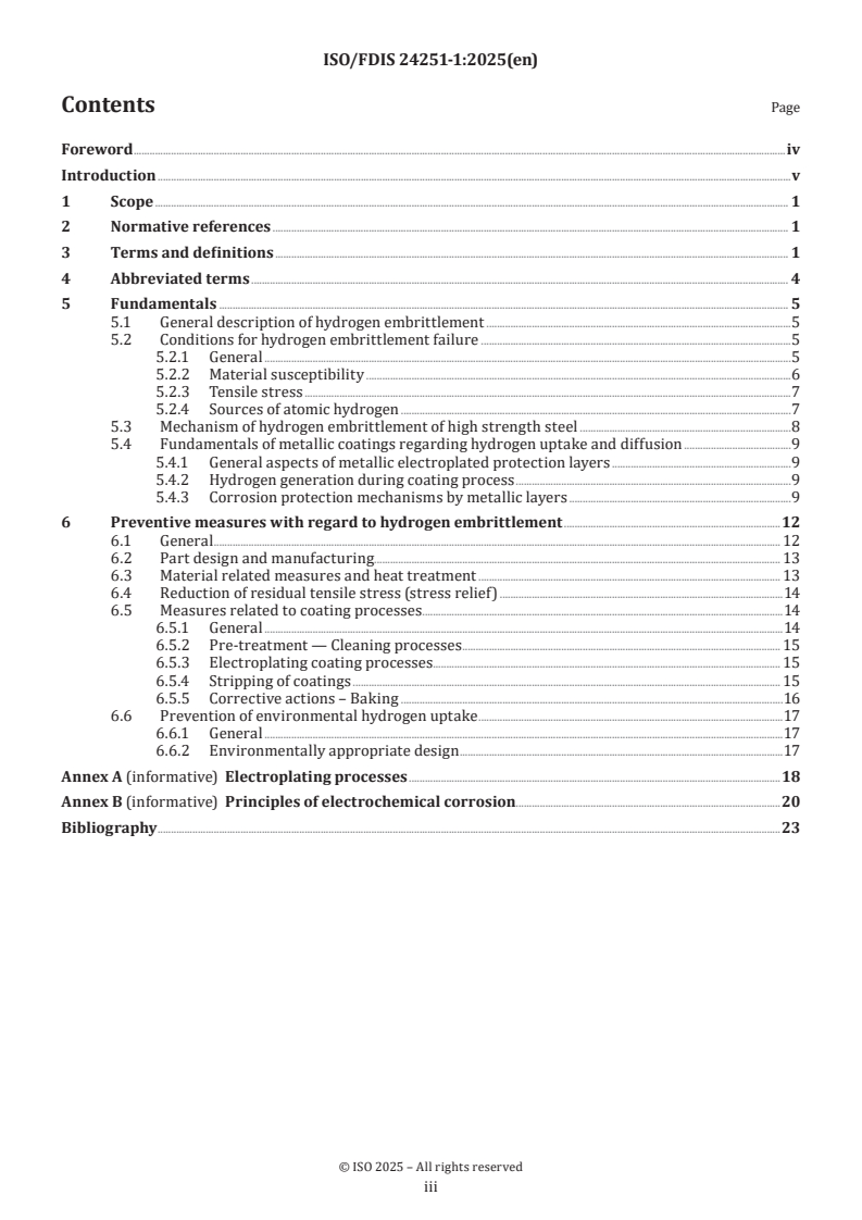 ISO/FDIS 24251-1 - Prevention of hydrogen assisted brittle fracture of high-strength steel components — Part 1: Fundamentals and measures
Released:11. 04. 2025