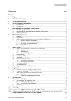 ISO 683-3:2022 ISO 683-3:2022 - Heat-treatable steels, alloy steels and free-cutting steels — Part 3: Case-hardening steels
Released:1/21/2022 - Page 3 preview