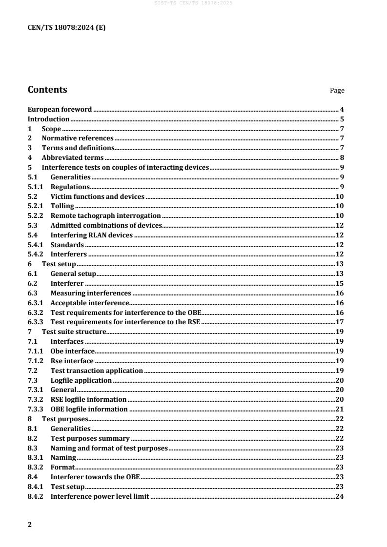 SIST-TS CEN/TS 18078:2025 SIST-TS CEN/TS 18078:2025 - BARVE - Page 4 preview