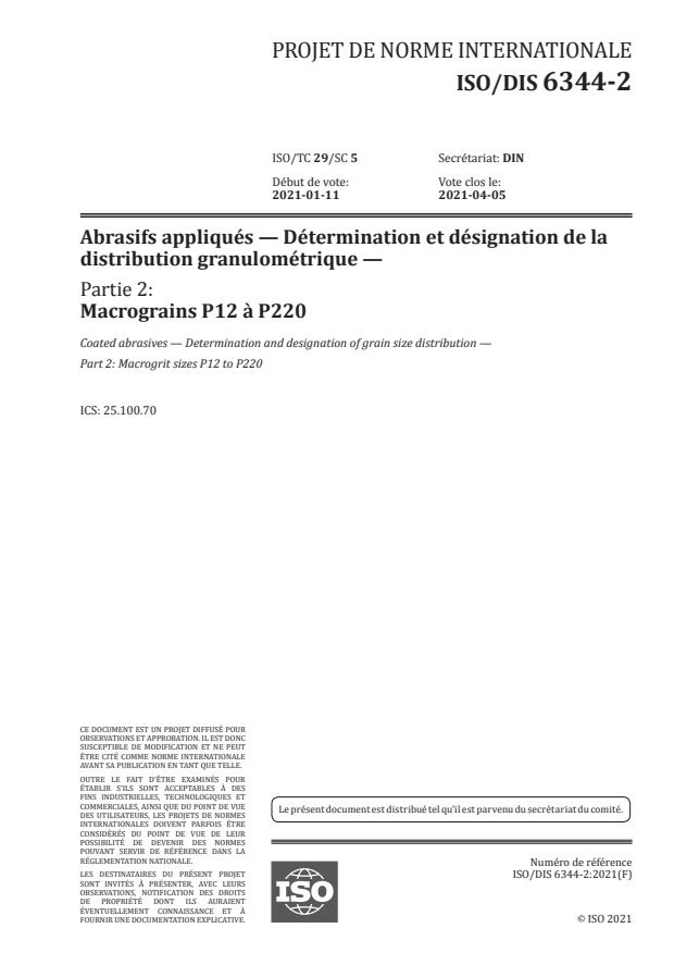 ISO/DIS 6344-2